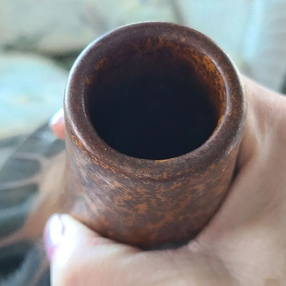 Vintage Hand Thrown Drip Glazed Ceramic Clay Pottery 